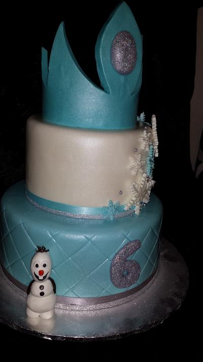 Frozen Birthday Cake - Cake by Tabi's Custom Creations