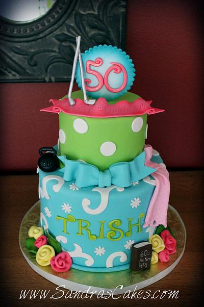 60th Birthday cake - Cake by Sandrascakes