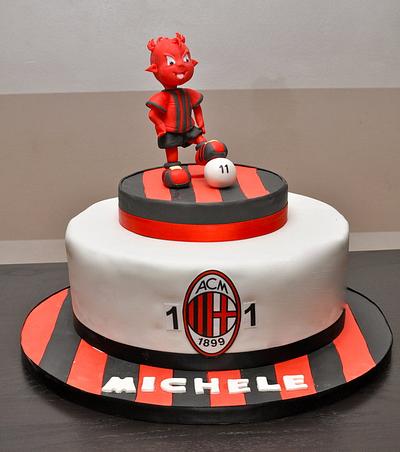 Milan birthday cake - Cake by Naike Lanza