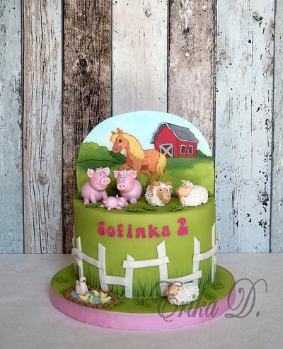 farm cake - Cake by Derika