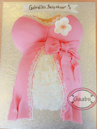 pregnant belly cake - Cake by Gaabs