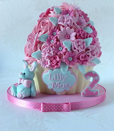 Lil Bunny Giant Cupcake for Lilly-Mae - Cake by Truly Madly Sweetly Cupcakes