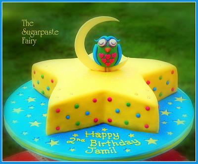 Twinkle Twinkle Sleepy Owl - Cake by The Sugarpaste Fairy