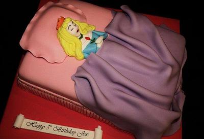 Sleeping Beauty Giant Cupcake - Cake by Symphony in Sugar