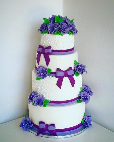 wedding cake  - Cake by elisabethcake 