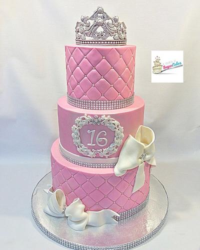 Sweet 16 cake  - Cake by Mojo3799