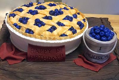 3D Blueberry "Pie" Cake  - Cake by Heather