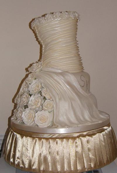 Wedding Gown Cake - Cake by Gaynor Collingwood