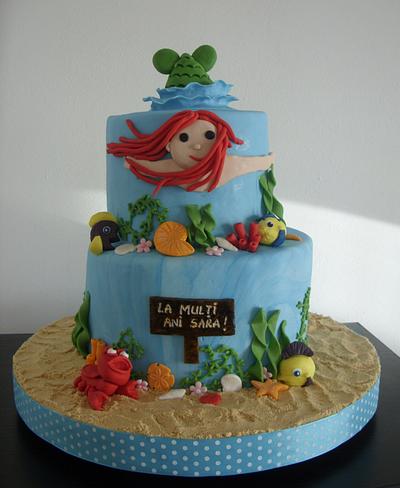 Little mermaid under the sea - Cake by Torturi de poveste