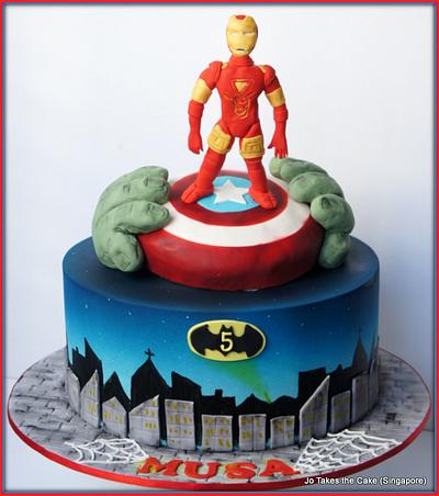 Ironman - Cake by Jo Finlayson (Jo Takes the Cake)