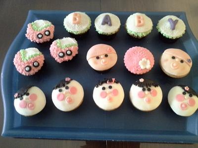 Baby Shower cupcakes - Cake by June ("Clarky's Cakes")