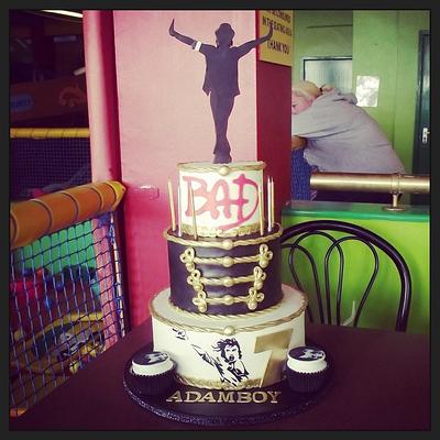 Adamboy's 3 tier Michael Jackson birthday cake - Cake by Dee