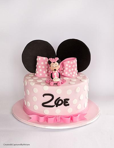 Zoe's Minnie Mouse Cake - Cake by Miriam