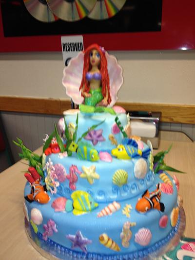 Little Mermaid Birthday Cake - Cake by ChubbyAbi
