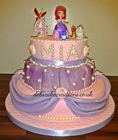 Princess Sophia Cake - Cake by debscakecreations