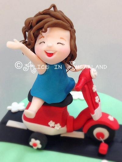 Vintage Tricycle Baby - Cake by Chicca D'Errico