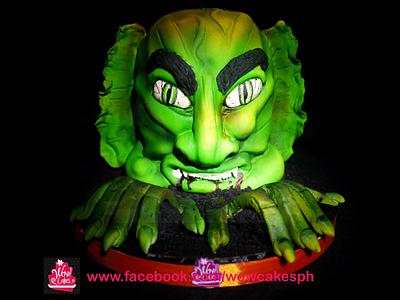 halloween monster cake - Cake by wowie
