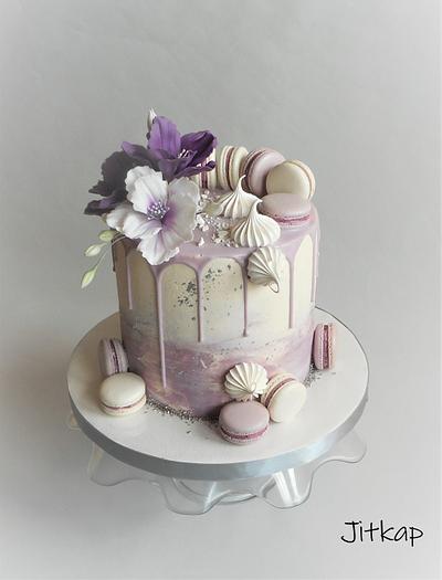 Birthday drip cake - Cake by Jitkap
