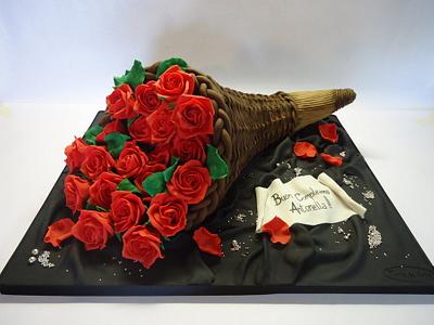 Red roses - Cake by Diletta Contaldo