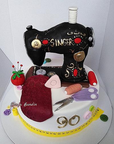 sewing machine - Cake by Sanja 