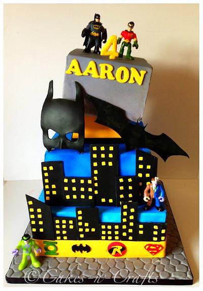 Batman cake for my sons 4th birthday! - Cake by June milne