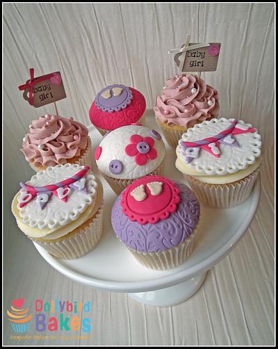Baby shower cuppies - Cake by Dollybird Bakes