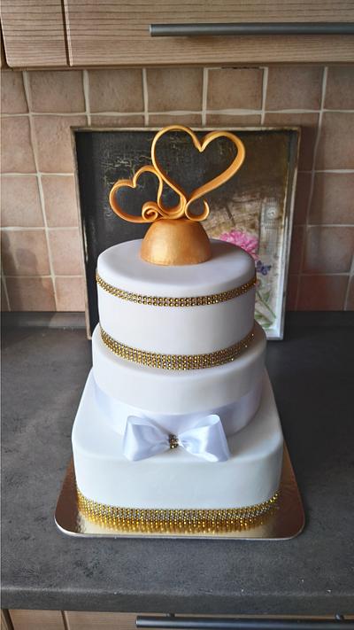 Wedding cake - Cake by LenkaM