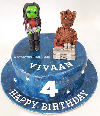 Guardians of galaxy cake - Cake by Sweet Mantra Homemade Customized Cakes Pune