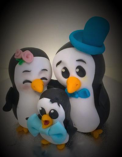 Penguin family!  - Cake by Ele Lancaster