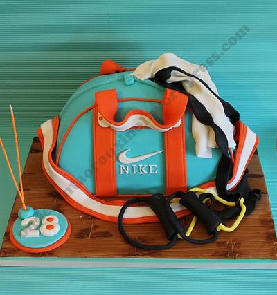 Nike Sport Bag - Cake by SofiaRouxinol