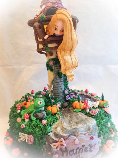Tangled tower cake - Cake by Lucy