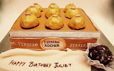 Ferrero Rocher anyone?  - Cake by Sushma Rajan- Cake Affairs
