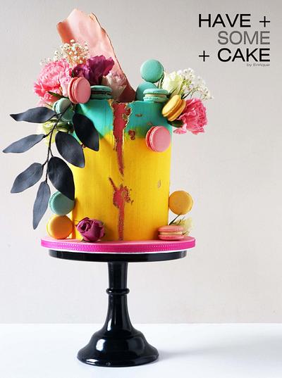 Buttercream Technicolour - Cake by EnriqueHaveCake
