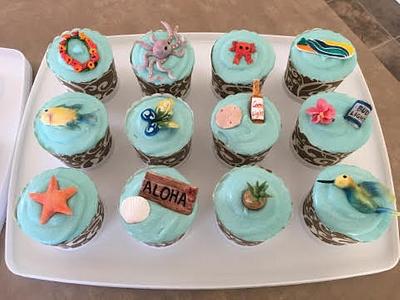 Hawaiian Cupcakes - Cake by Sweet Art Cakes
