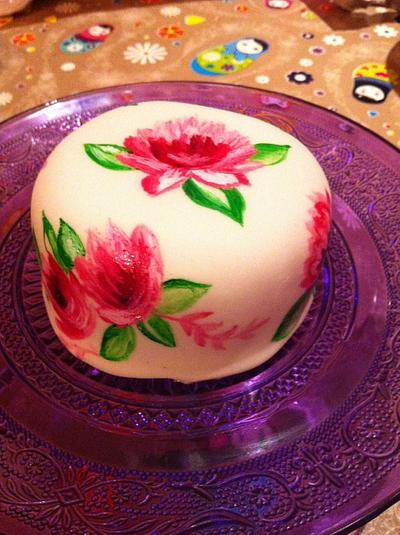 Painting flower - Cake by Anabel