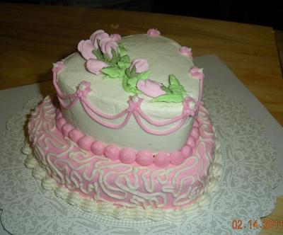 Heart cake - Cake by Kim