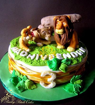 Lion King Theme Cake - Cake by Paisley Petals Cakes