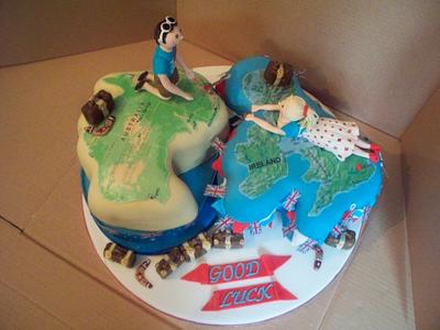 Emigration cake  - Cake by Melanie Jane Wright