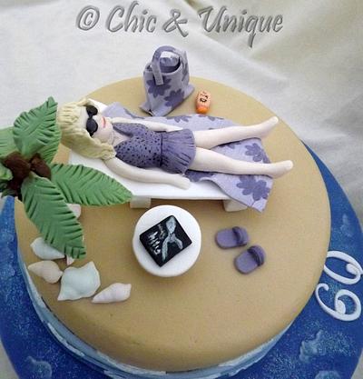 On the Beach ...... - Cake by Sharon Young