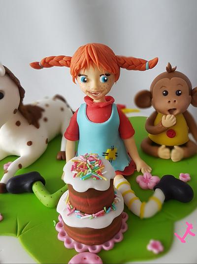 Pippi longstocking cake - Cake by Katka 