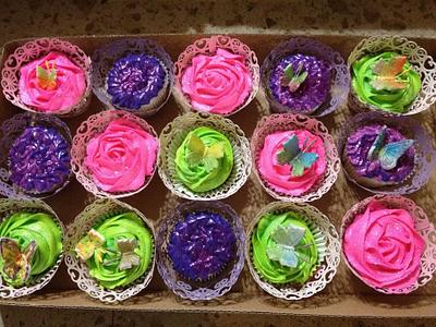 Butterfly Cupcakes for a Fancy Nancy Birthday - Cake by beth78148