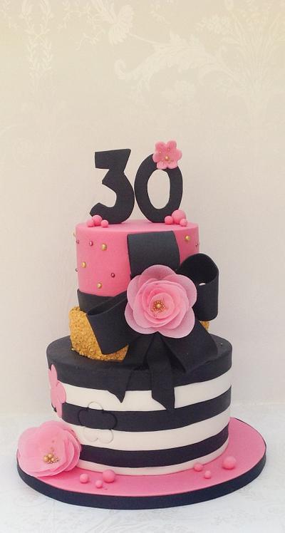 Pink, bright and beautiful - Cake by Samantha's Cake Design