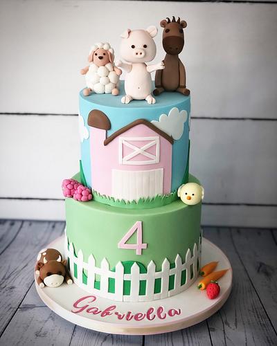 Cute farm yard cake - Cake by Maria-Louise Cakes