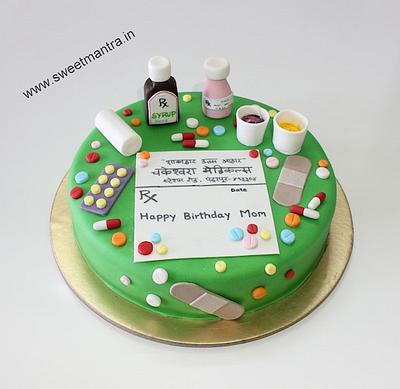 Pharmacy cake - Cake by Sweet Mantra Homemade Customized Cakes Pune