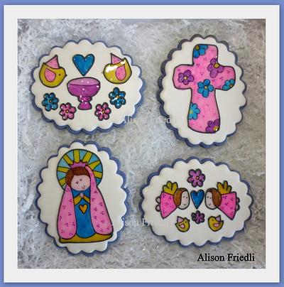 Stained Glass Cookies - Cake by Alison Friedli