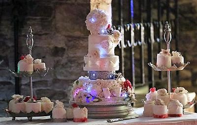 Kirsty's wedding cake - Cake by dollyflop