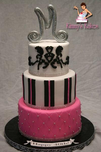 Birthday Bling - Cake by Kimmy's Kakes