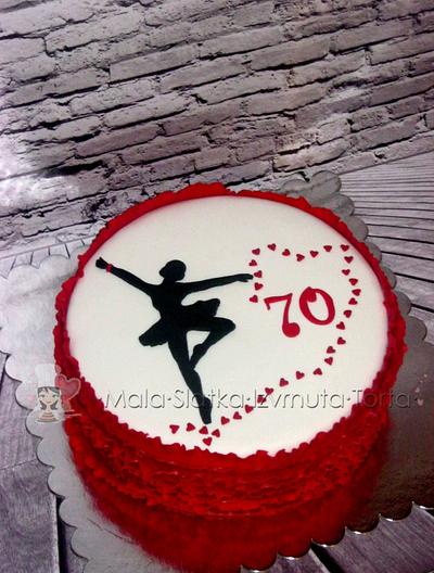 Ballerina ruffle cake - Cake by tweetylina