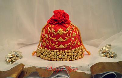 Potli bag cake  - Cake by Divya iyer