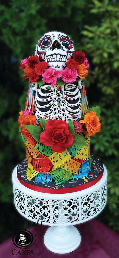 Sugar Skull Bakers 2016 - Cake by Shiny Ball Cakes & Creations (Rose)
